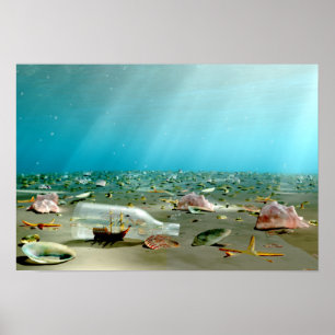 Ship-in-a-Bottle Wreck Print