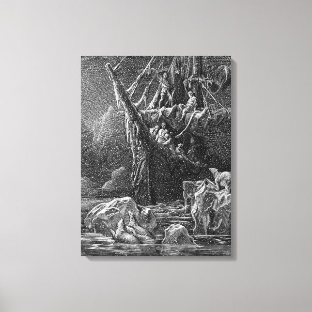 Ship in Antartica Canvas Print (Front)