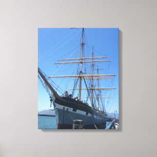 Ship in the Harbour Canvas Print