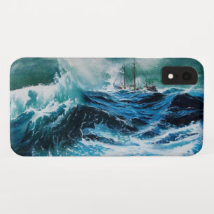 Ship In the Sea in Storm iPhone XR Case