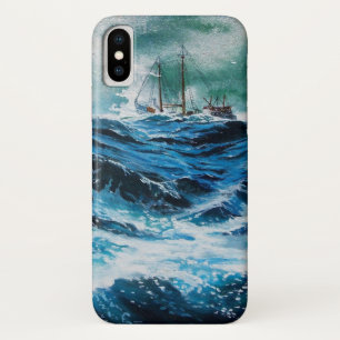 Ship In the Sea in Storm Case-Mate iPhone Case