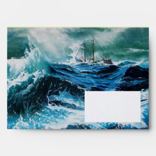 Ship In the Sea in Storm Envelopes