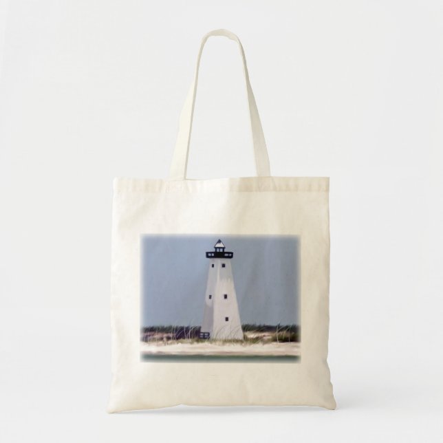 Ship Island lighthouse Tote Bag (Front)