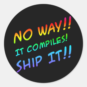 Ship It!! Sticker