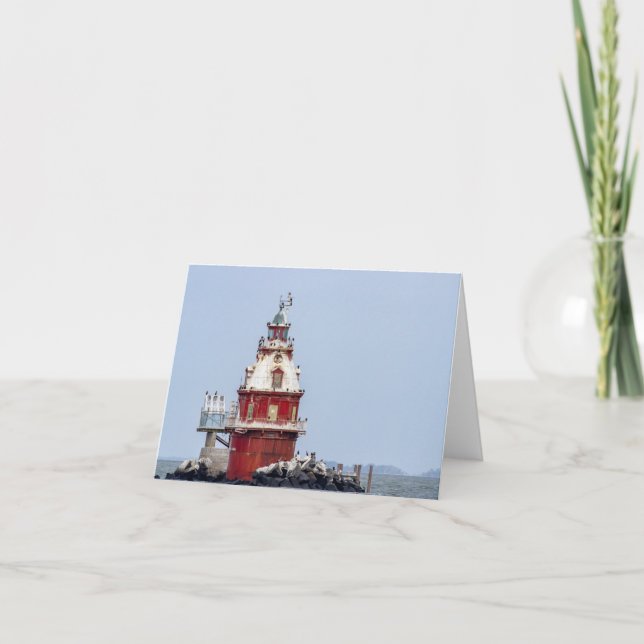 Ship John Shoal Lighthouse Card (Front)
