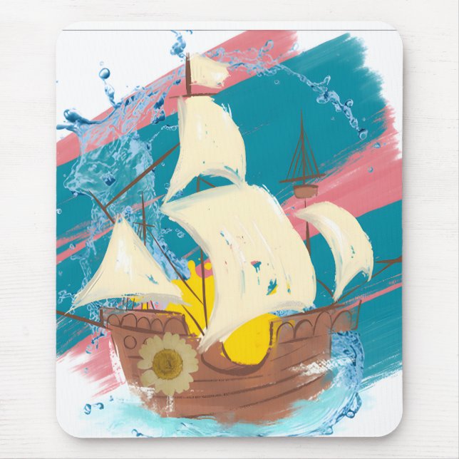 ship mouse pad (Front)