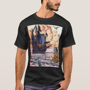 Ship On The Ocean The Little Mermaid - Ivan T-Shirt