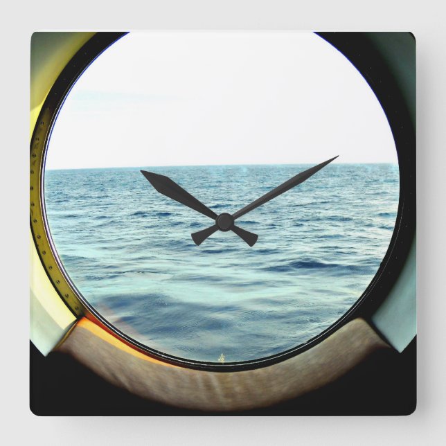Ship porthole clock (Front)