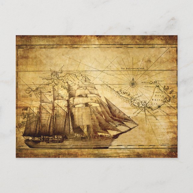 Ship Postcard (Front)