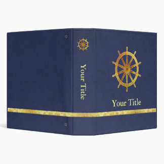 Ship’s Helm Binder