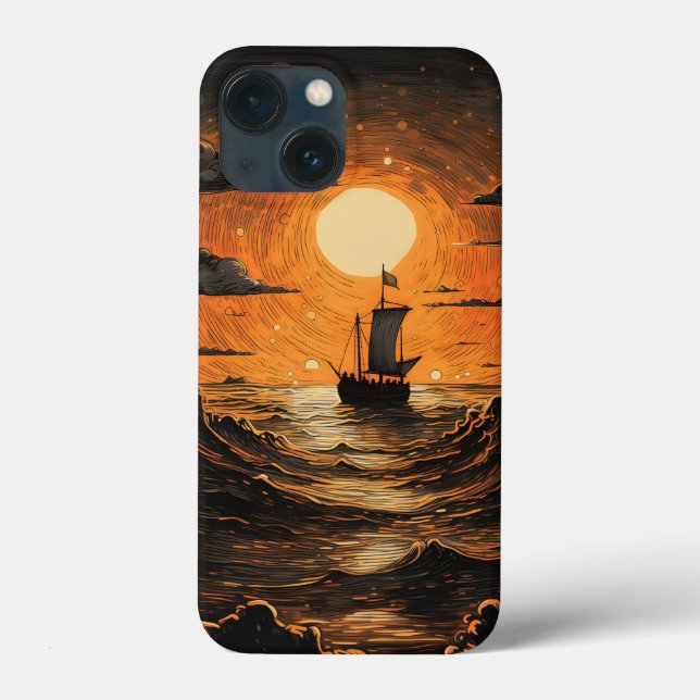 Ship sailing in the night  Case-Mate iPhone case (Back)