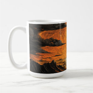 Ship sailing in the night coffee mug