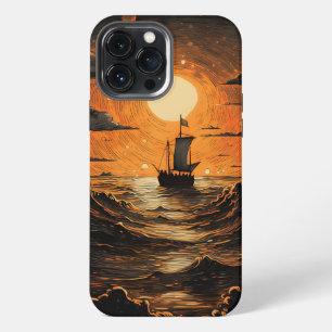 Ship sailing in the night iPhone 13 pro max case
