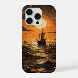 Ship sailing in the night  iPhone 15 pro case