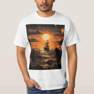Ship sailing in the night  T-Shirt