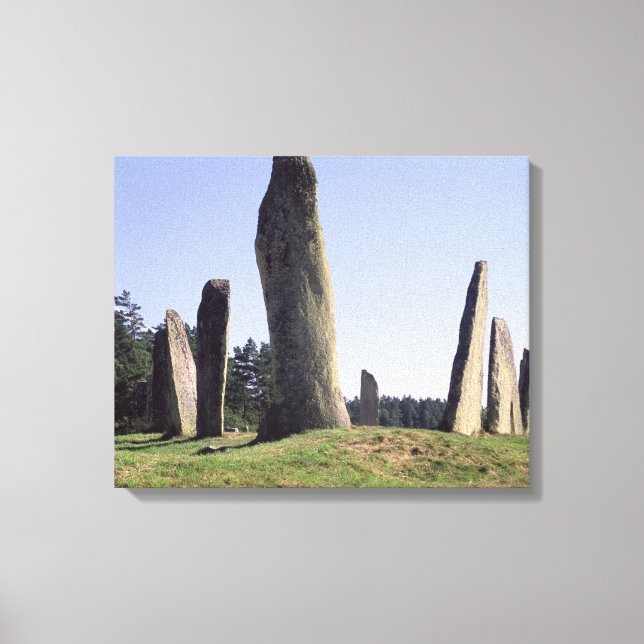 Ship setting canvas print (Front)