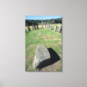 Ship setting canvas print