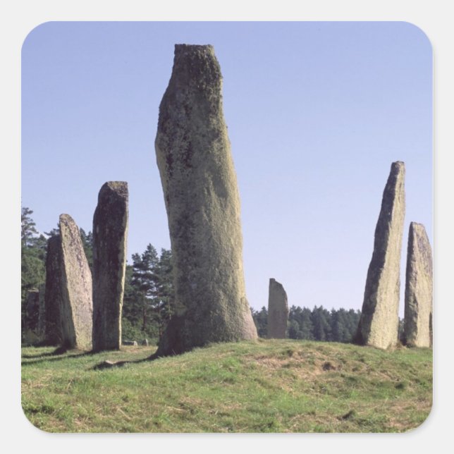 Ship setting square sticker (Front)