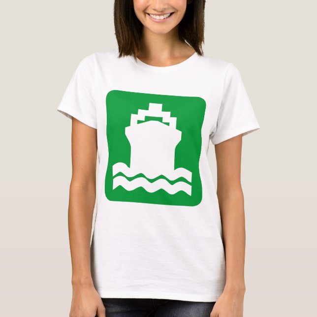 Ship Shape - Grass Green T-Shirt (Front)