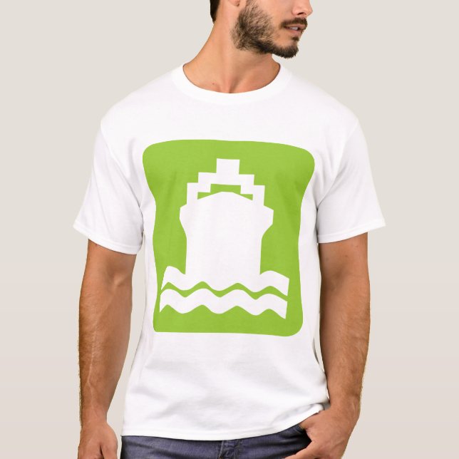 Ship Shape - Martian Green T-Shirt (Front)