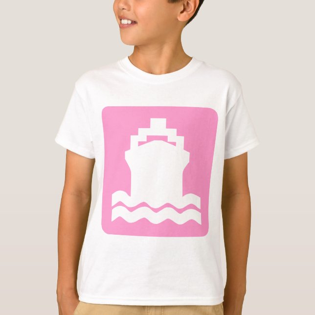 Ship Shape - Pink T-Shirt (Front)