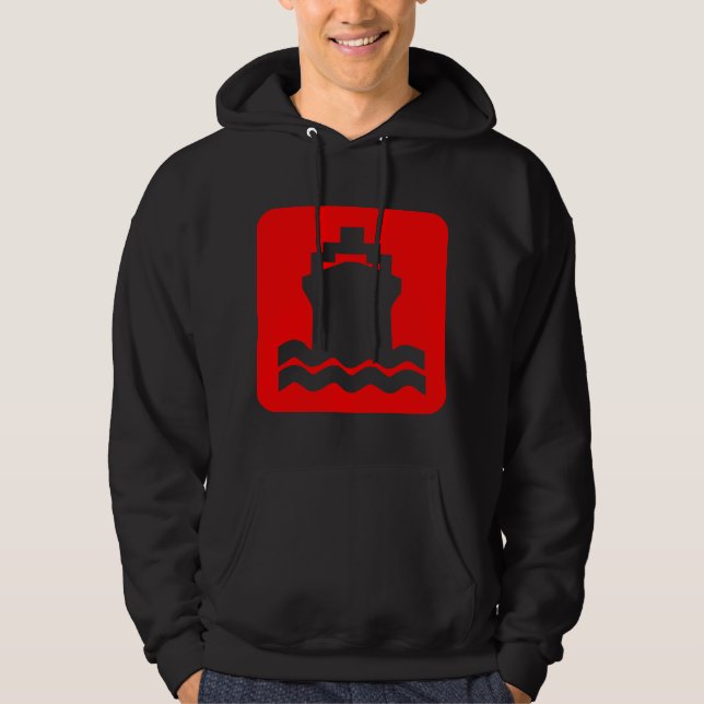 Ship Shape - Red Hoodie (Front)