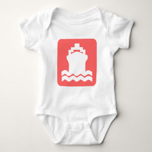 Ship Shape - Tropical Pink Baby Bodysuit