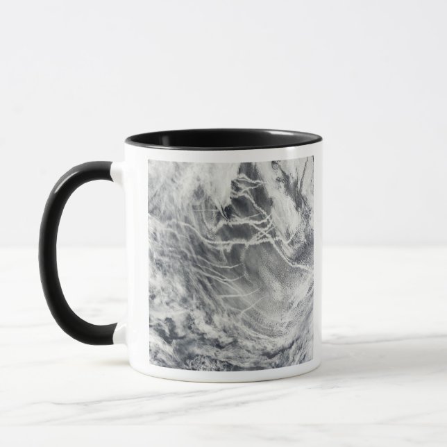 Ship tracks in the Pacific Ocean Mug (Left)