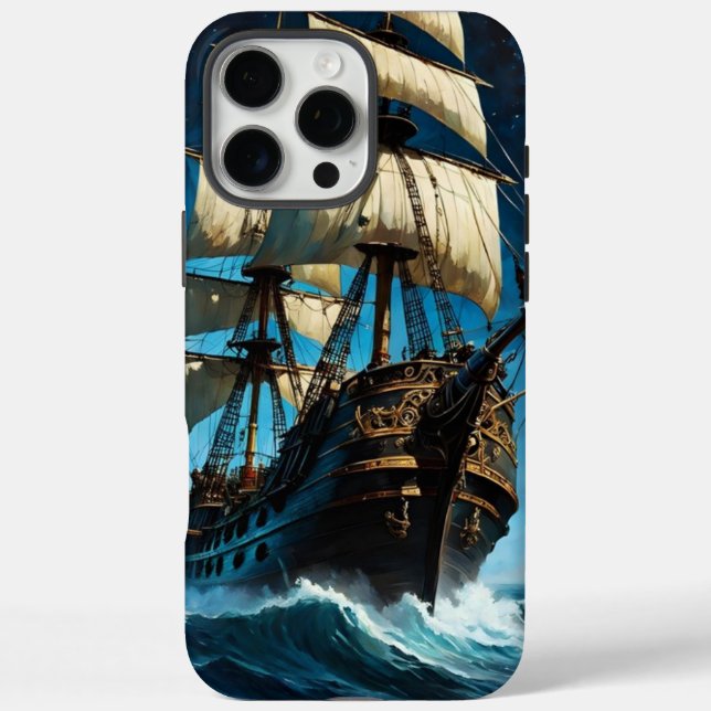 Ship Under Starry Sky Case-Mate iPhone Case (Back)
