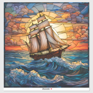 Ship Vinyl Sticker