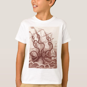 ship vs. octopus T-Shirt