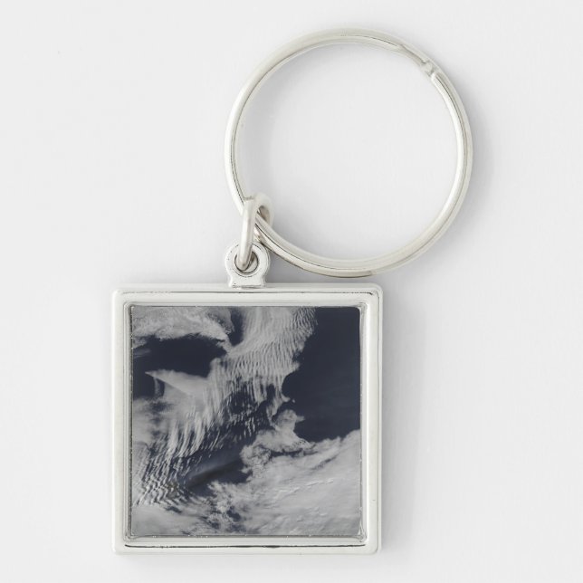 Ship-wave-shaped clouds in the South Indian Oce Keychain (Front)