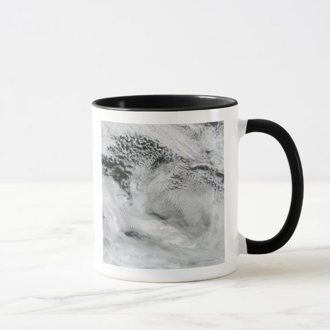 Ship-wave-shaped wave clouds mug (Right)