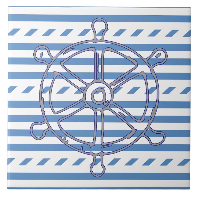 Ship wheel tile (Front)