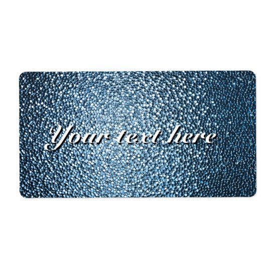 Shipiping labels with festive blue, silver pattern