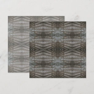 Shiplap Wood Planks Perspective Southwest Pattern  Card