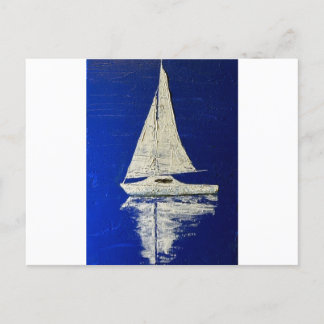 Shipmate senior sailingy dinghy. postcard