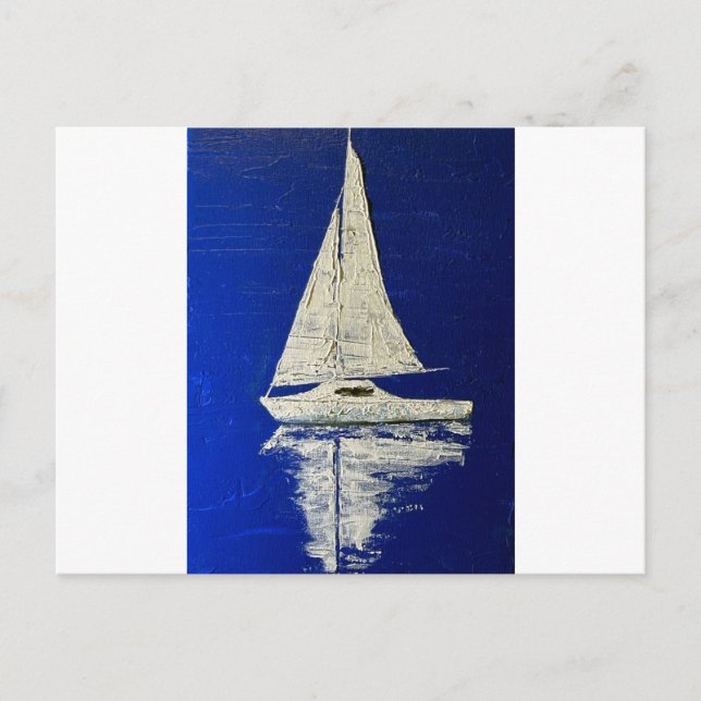 Shipmate senior sailingy dinghy. postcard (Front)