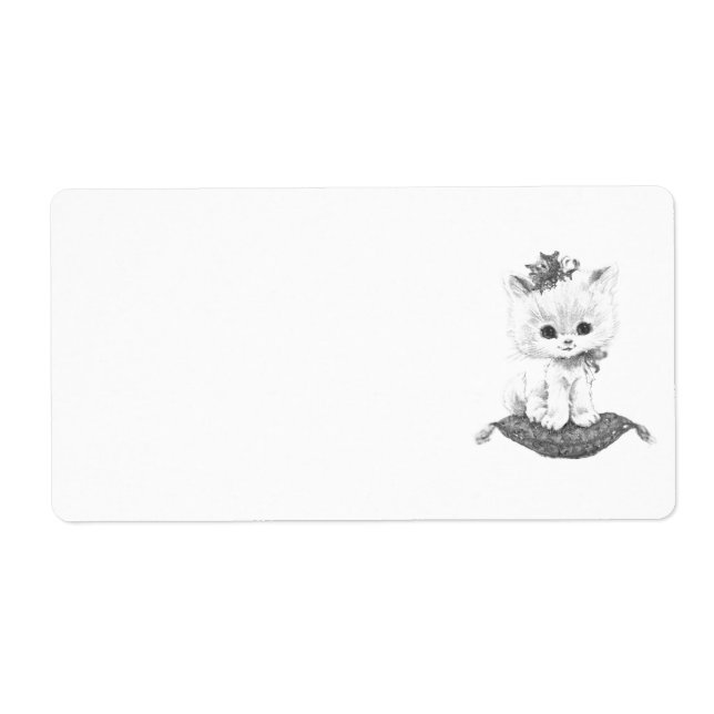 Shipping Address Label LITTLE CAT DESIGN  (Front)