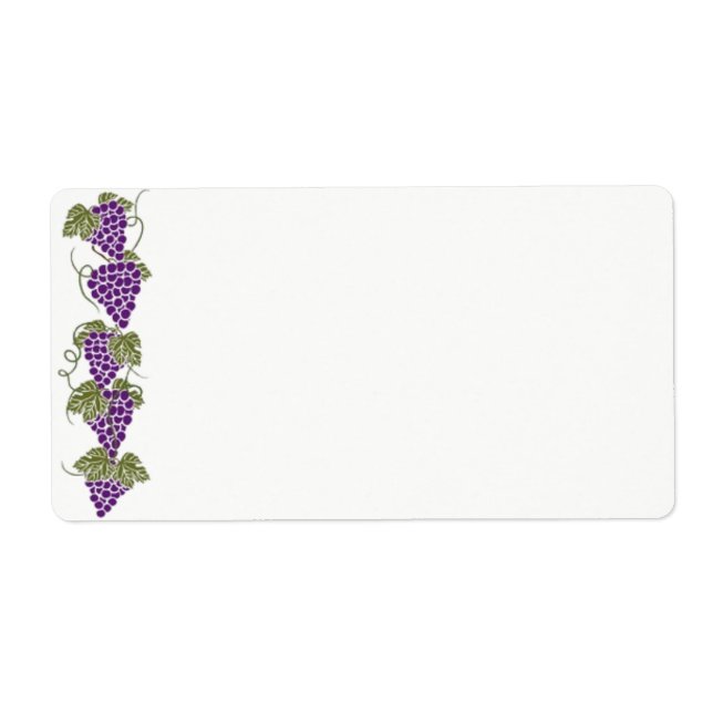 Shipping Address Labels-Grapes (Front)