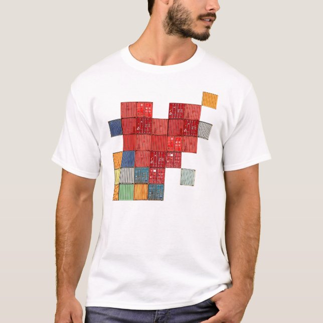 Shipping Container Heart T-Shirt (Front)
