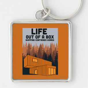  Shipping Container Home living Keychain