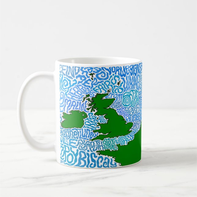 Shipping Forcast Mug (Left)