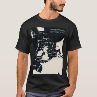 Shipping Forecast map T-Shirt