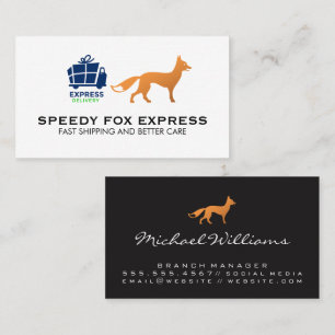 Shipping Icon   Delivery Services Business Card