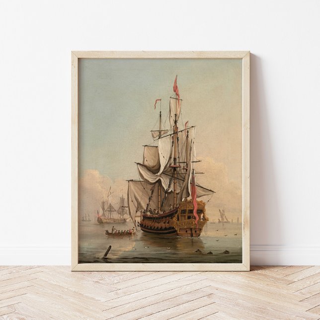 Shipping in a Calm | Peter Monamy Poster (Creator Uploaded)
