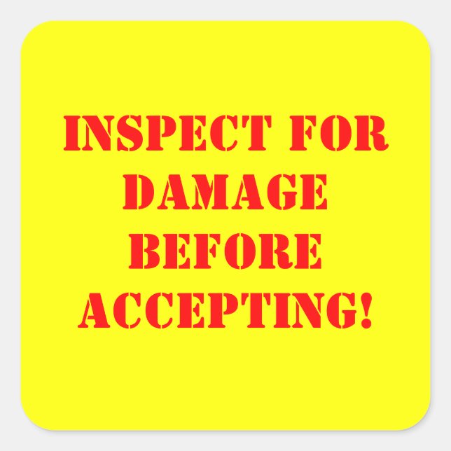 Shipping Label (Front)