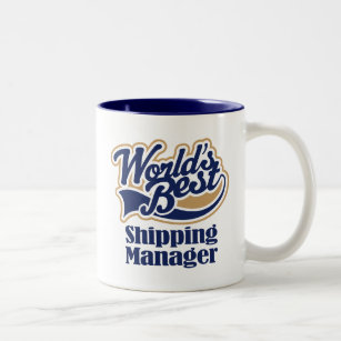 Shipping Manager Gift Two-Tone Coffee Mug