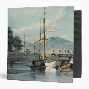 Shipping on a Chinese River Binder