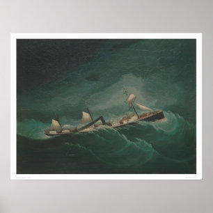 Shipping Vessel...in Storm  (1261) Poster
